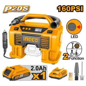 کمپرسور شارژی 20 ولت اینکو مدل CACLI2002